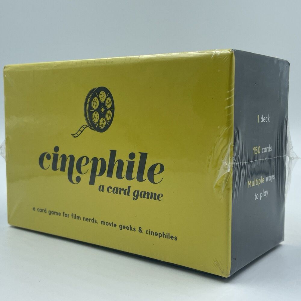 NIB Cinephile: a Card Game for Film Nerds, Movie Geeks & Cinephiles NEW SEALED